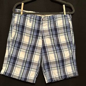 Hollister Mens Plaid Shorts Size 31